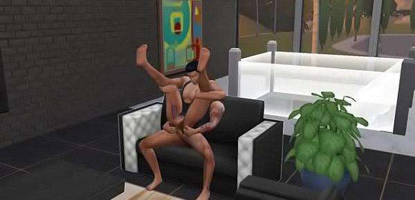  Gays trepando - The Sims 4